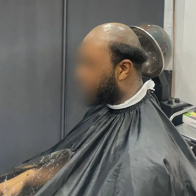 Afro 5 before view