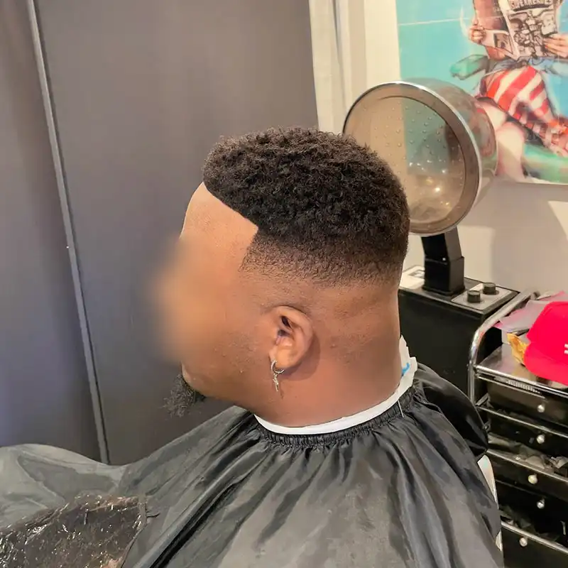 afro hair system side