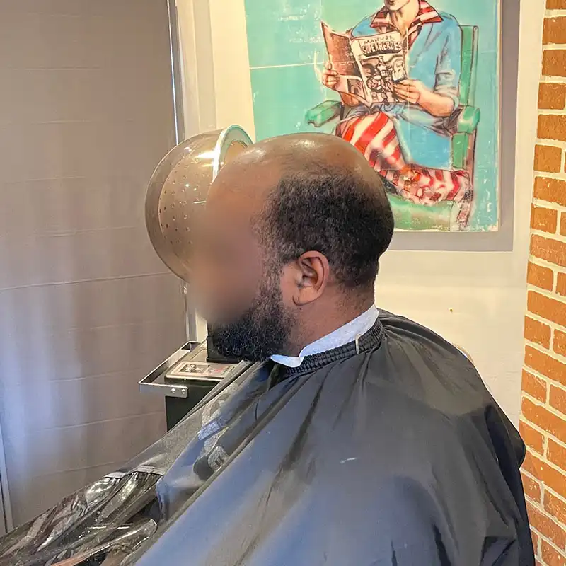 Afro 3 before view