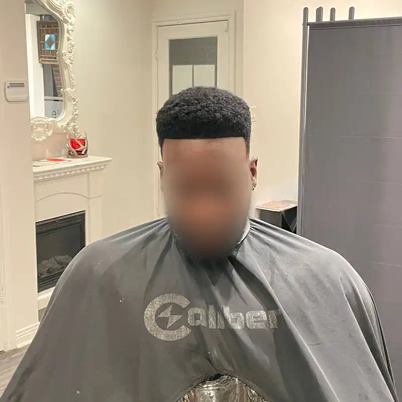 Afro 2 after front view