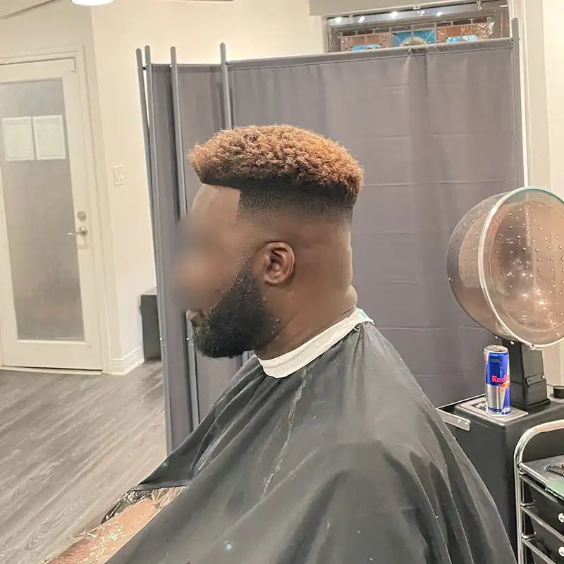 Afro 1 after side view