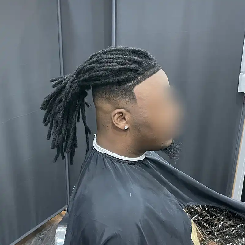 loc hair system side