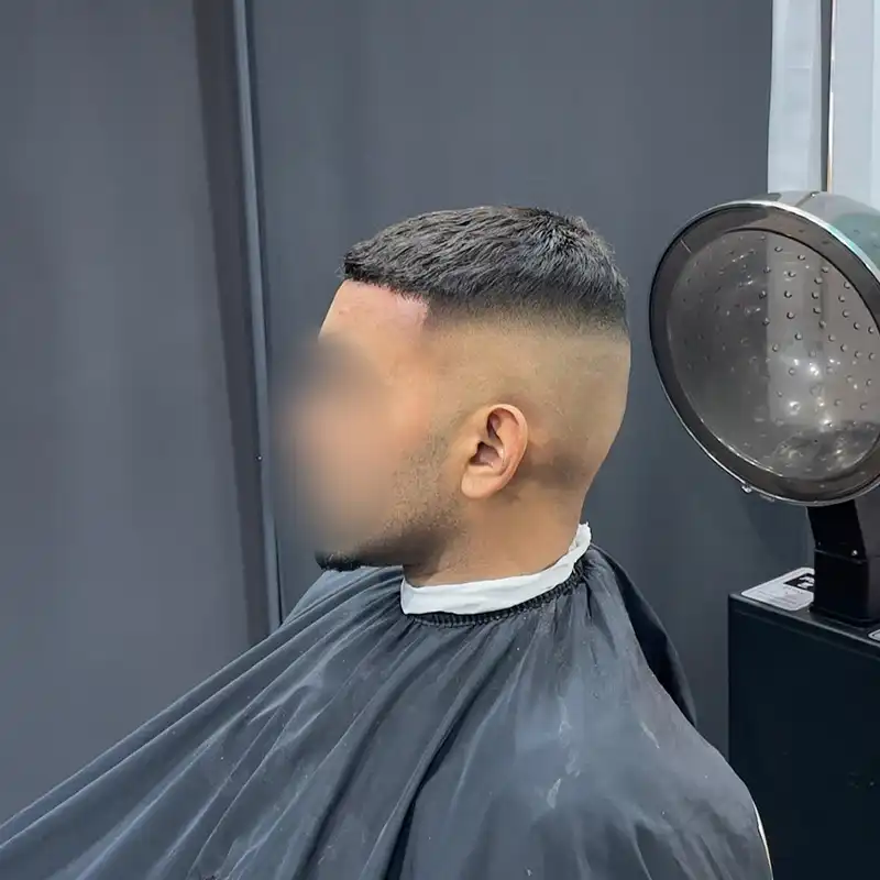 straight hair system side